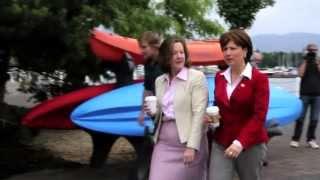 Premiers Christy Clark, Alison Redford meeting in Kelowna, B.C. (SendToNews)