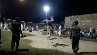 Flood light match volleyball