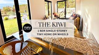 Ruru Tiny Homes: The Kiwi - Single storey one bedroom tiny home on wheels