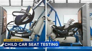 Consumer Report: Concerning child car seat crash results