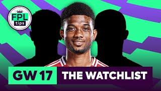 FPL GW17: THE WATCHLIST | Budget Gem Amad Shines | Gameweek 17 | Fantasy Premier League 2024/25 Tips