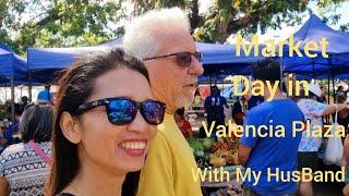 Tour Market Day  Valencia Plaza With My Husband In the Philippines