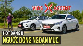 So sánh Hyundai Accent và Toyota Vios - Cú ngược dòng ngoạn mục của bảng B | TIPCAR TV