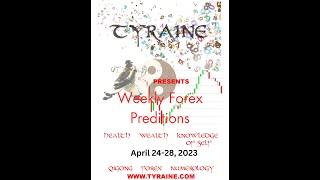 Weekly Forex Prediction 4/24-4/28/2023