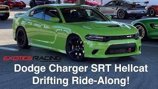 Exotics Racing Drifting Ride-Along in Charger SRT Hellcat