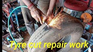 tyre cut repair vulcanizing