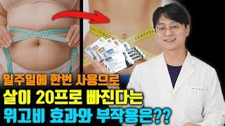 살 빼는데 극적인 효과를 보여준다는 다이어트약 위고비, 과연 효과가 있을까요? 부작용도 조심하셔야 합니다