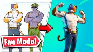 10 Best Fortnite Skins Made By FANS...