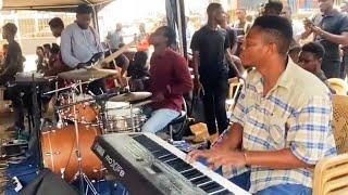 Amazingsee how instrumentalist display at ASAPH DIARY one week celebration.