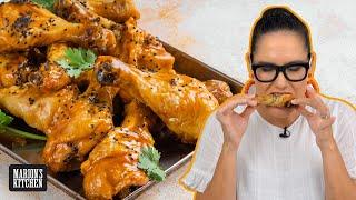 I made the CRISPIEST chicken WITHOUT frying! | Oven-baked Crispy Chicken Drumsticks Marion's Kitchen