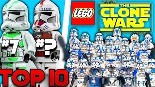 TOP 10 LEGO Star Wars Clone Trooper Legions!