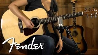 Fender Acoustic CD-140SCE Demo | Fender