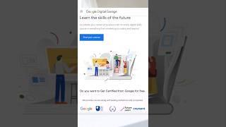Get Certified from Google & Earn  Google Digital Garage #shortsvideo #google #freelearning