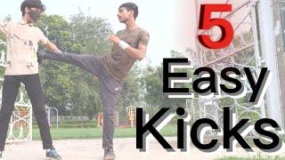 Learn 5 basic kicks of Martial Arts 