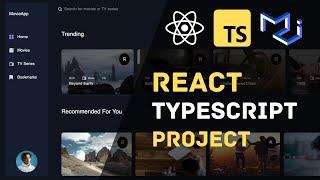 Learn React, Typescript & Material UI With One Project | Build a Movie App in 90 Minutes