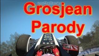 F1 Game 2012 - When Grosjean meets the first corner (Parody)