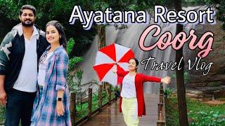 Ayatana Resort in Coorg || Waterfall Inside Our Resort ||  Luxury resort  Room Tour || Divya Vlogs