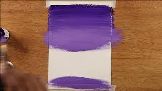 Purple Sunset Scenery / Easy Acrylic Painting for beginners / Acrylic penting / panting with acrylic