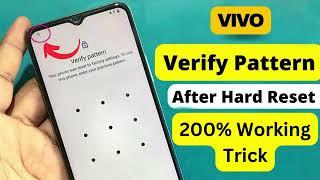 How to Verify Pin After Hard Reset Vivo T1 5G | VIVO Verify Pattern Solution | Bypass FRP Vivo 2023