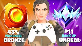 Bronze to Unreal Solo Controller Ranked Speedrun (Fortnite Chapter 5 Season 4)