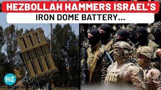 Hezbollah Stings Israel With 20 Rockets, Targets Iron Dome Battery | Lebanon Ground Op | Gaza War