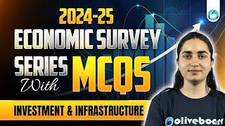 Economic Survey 2024-25 | Investment & Infrastructure  | Analysis & MCQs | RBI Grade B | UPSC CSE