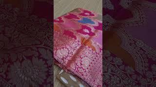 Pure Banarasi Rangkart Katan Silk Handloom Made 8840339170 #bridalsarees #youtubeshorts #tranding