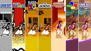 Disney's Aladdin (1993) GB vs GBC vs DOS vs MD vs NES vs SNES vs GBA (is there a big difference?)