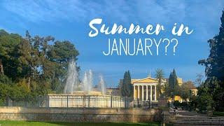First 2021 Walk in Athens || Living in Greece