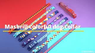 8 Unique Patterns to Personalize with Your Pet's Name---Masbrill Dog Collars