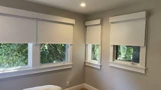 Lutron roller shades - room darkening