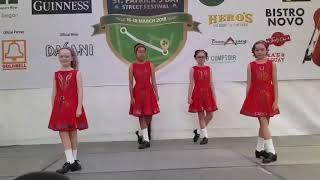 Kaelin Ciara Duggan in Irish Dancing in Hard Shoes.