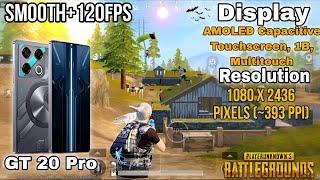 OMGG Infinix GT 20 Pro Smooth+120fps Test 2024 Super Amoled Display Resolution 1080 X 2436 PUBG