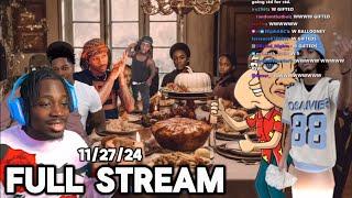 Craziest Thanksgiving Experiences, Spotify Transitions, Customized Character - Blueryai VOD 11/27/24