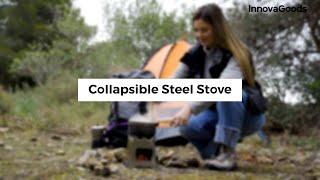 InnovaGoods Collapsible Steel Stove