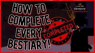 How to COMPLETE every Bestiary in Fisch!