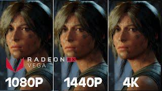 Shadow of The Tomb Raider | 1080p vs 1440p vs 4K | Benchmark | Vega 56