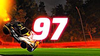 ROCKET LEAGUE INSANITY 97! (BEST GOALS, FREESTYLE CLIPS!)