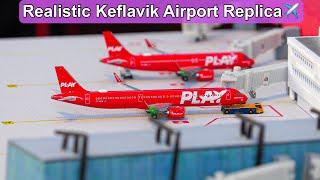 VERY DETAILED | Gemini Jets 1:400 Scale Replica of Keflavik International Airport