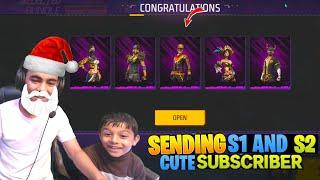 I GIFTED GOLDEN SEASON 1 2 ELITE PASS BUNDLE TO MY CUTE 7YRS OLD SUBSCRIBER