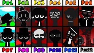 All 12 Phases in Incredibox Sprunki: From 1 Phase to 12 Phase