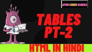 LEC 7 | html tutorials in hindi | HTML Tables | ROWSPAN & COLSPAN  | Web Development in Hindi