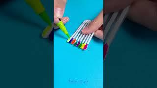 Rainbow Crafts with Cotton Swabs for Kids