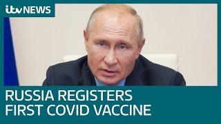 Russia rolls out world's first coronavirus vaccine despite lack of testing | ITV News