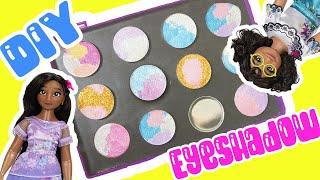 Disney Encanto DIY Eyeshadow Craft Kit with Mirabel and Isabela Dolls!