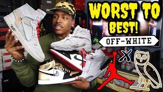 OVO 8, OFF WHITE AJ1, CEMENT 3, GOLD TOE AJ1 & MORE! 2018 JORDAN ALL STAR COLLECTION |WORST TO BEST!