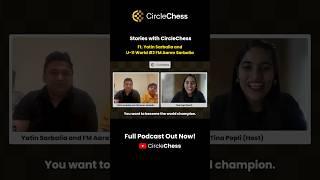 Hear stories from U-11 World #2 and FIDE master Aarav Sarbalia and his father! #chess #circlechess