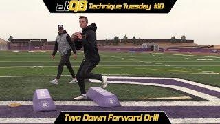 Quarterback Footwork Drills, Bag Drill For Footwork | Technique Tuesday #18