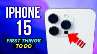 iPhone 15 - First 10 things to do! ( Tips & Tricks )