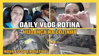 DAILY VLOG ROTINA l MUDANÇA NA COZINHA l Tathi Fulber